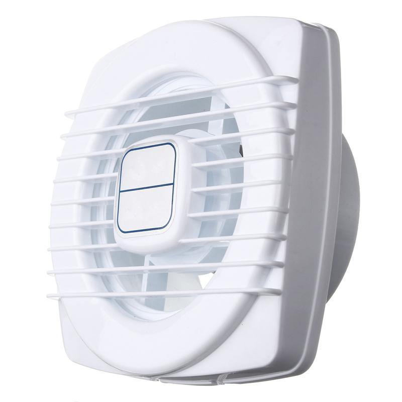 4 Inch 12W Mini Exhaust Fan Entilation Blower Hand Pull for Window Wall Kitchen Bathroom Toilet - MRSLM