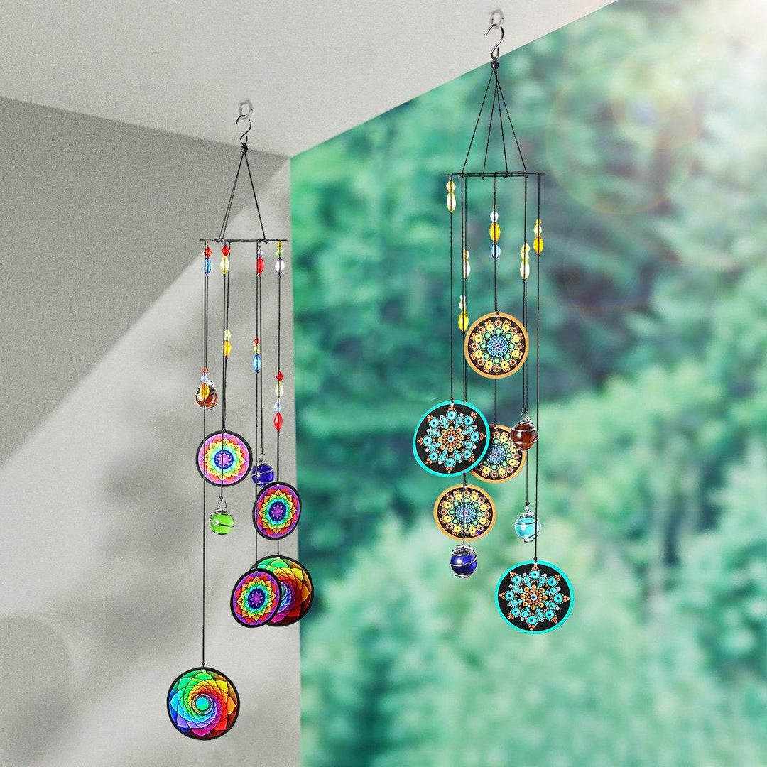 16" Metal Outdoor Hanging Wind Chimes Bell Ornament Garden Indoor Home Decoration - MRSLM