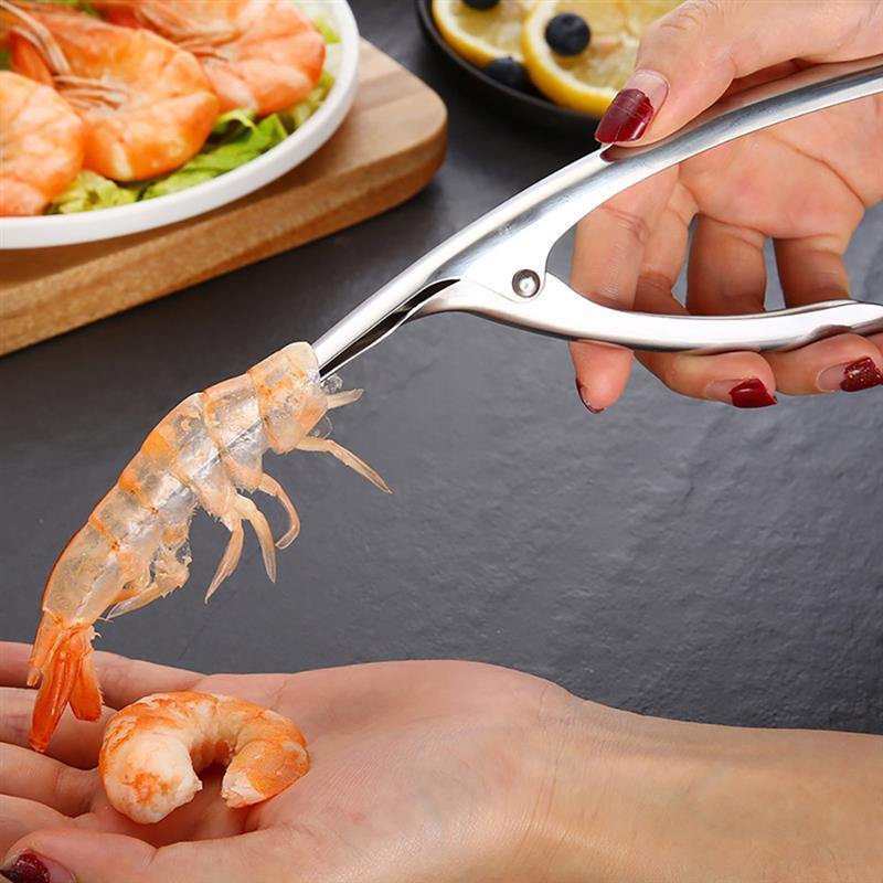 304 Stainless Steel Peeling Shrimp Artifact Practical Peeling Shrimp Pliers Open Shrimp Peeling Skin Shrimp Shrimp Crayfish Kitchen Gadgets Pliers Tool - MRSLM