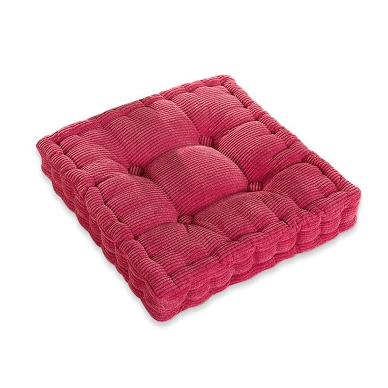 Plush Square Cushion for Home Floor Decoration - MRSLM