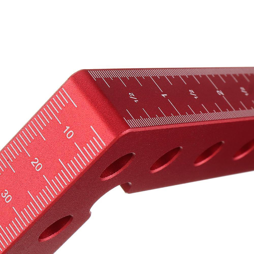 Drillpro 2 Set Woodworking Precision Clamping Square L-Shaped Auxiliary Fixture Splicing Board Positioning Panel Fixed Clip Carpenter Square Ruler Woodworking Tool - MRSLM