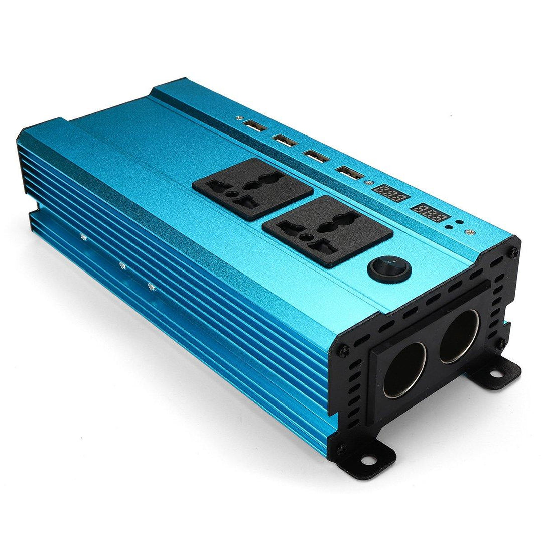 1000W/500W 4USB Interface Solar Power Inverter 12V/24V DC to 220V AC Converter Charger - MRSLM