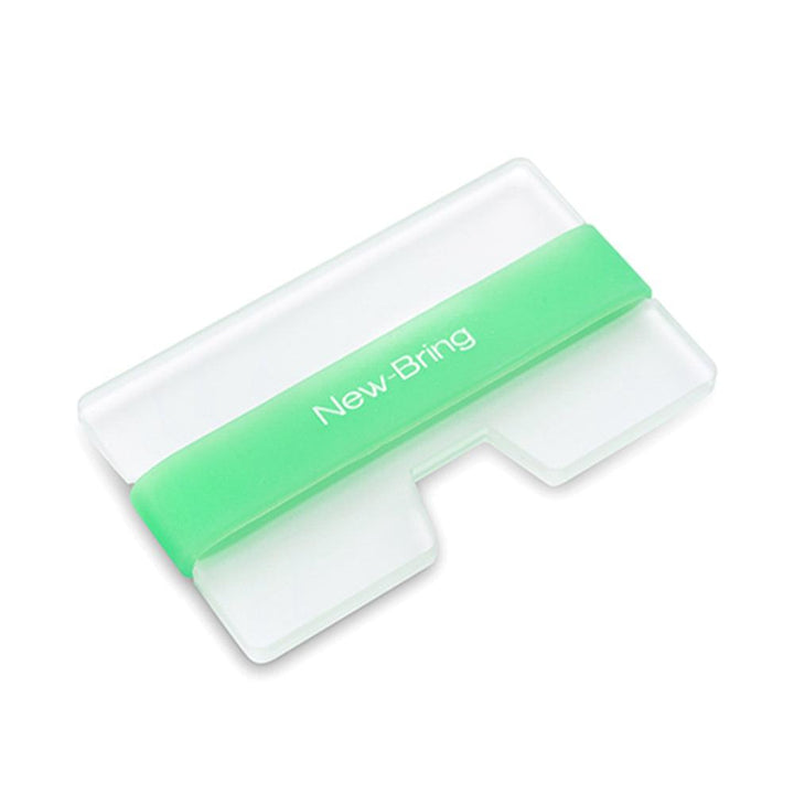 NewBring Transparent Card Holder Luminous Card Money Small Wallet ID Holder High Capacity Office Business - MRSLM