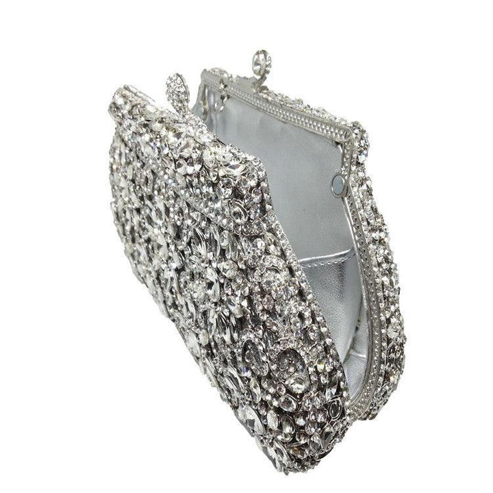 European And American Shell Type Metal Diamond Women's Evening Bag - MRSLM