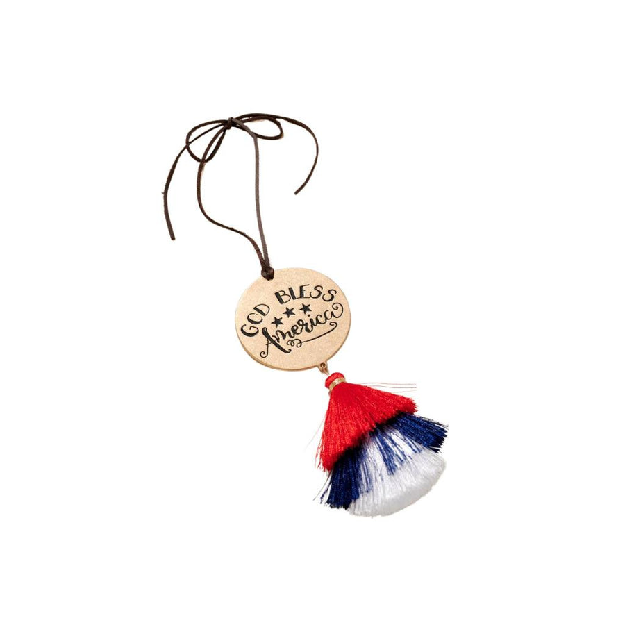 God Bless America Car Charm - MRSLM