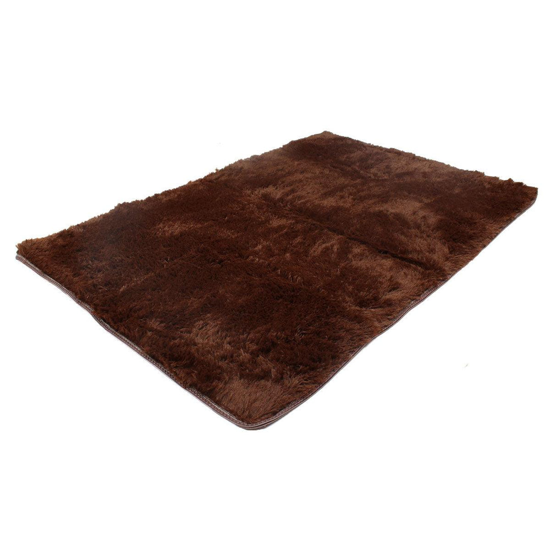 80X120CM Soft Fluffy Rugs Shaggy Area Rug Home Carpet Floor Mat Living Room Carpet Soft Cosy Bedside Floor Yoga Mats - MRSLM