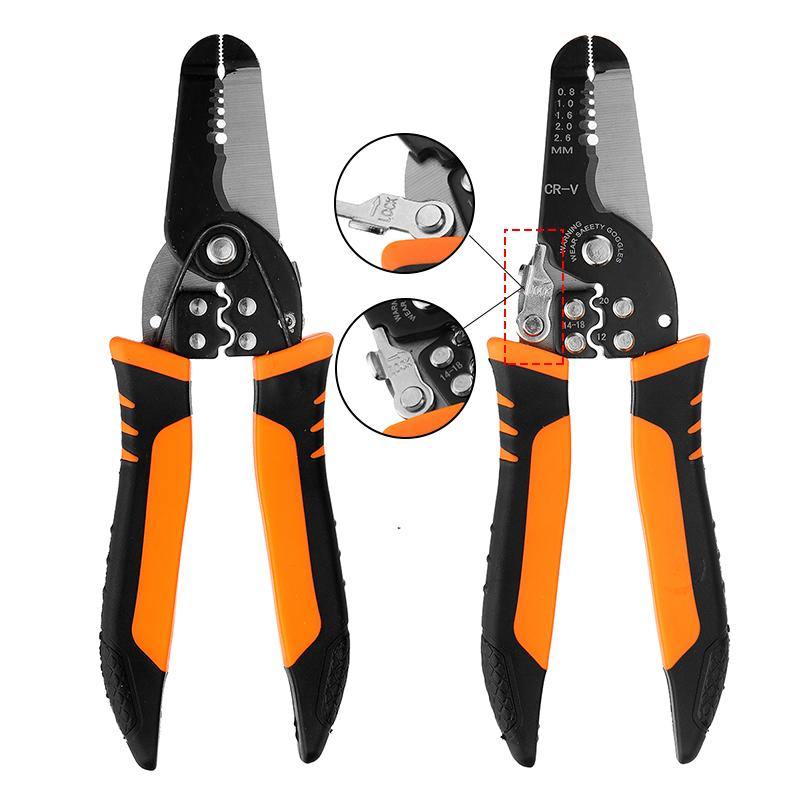 Multifunctional Cable Crimper Electric Wire Stripper Cutter Scissor Pliers - MRSLM