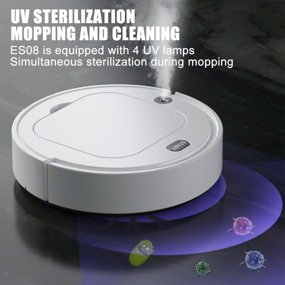 3 in 1 Robot Vacuum Cleaner App Remote Control Touch Auto Sweeping Dry Wet Mopping UV Sterilizaton - MRSLM