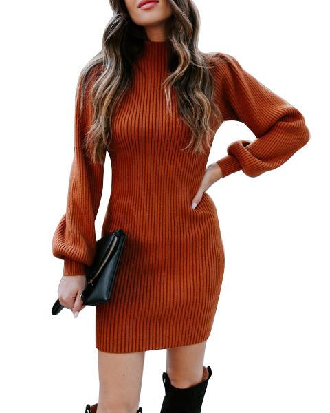 Thickened and tight knit wool dress - MRSLM