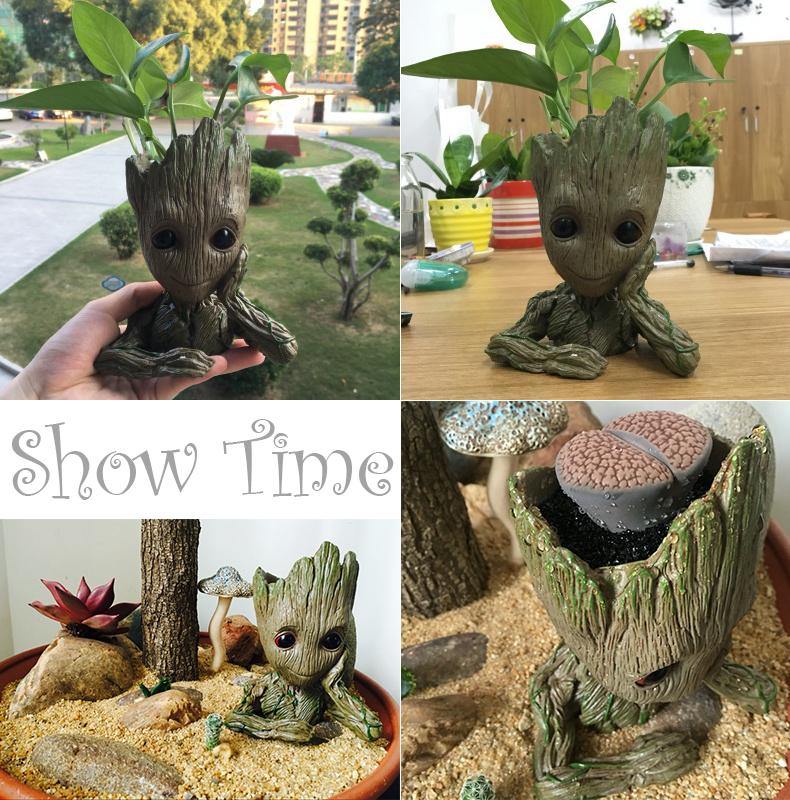 Flower Pot Groot Flowerpot Gift For Kids Flower Pot Planter - MRSLM