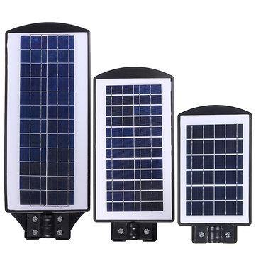 150/300/450LED Solar Street Light PIR Motion Sensor Wall Lamp With Remote Waterproof - MRSLM