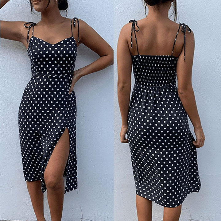 Black and white polka dot dress - MRSLM