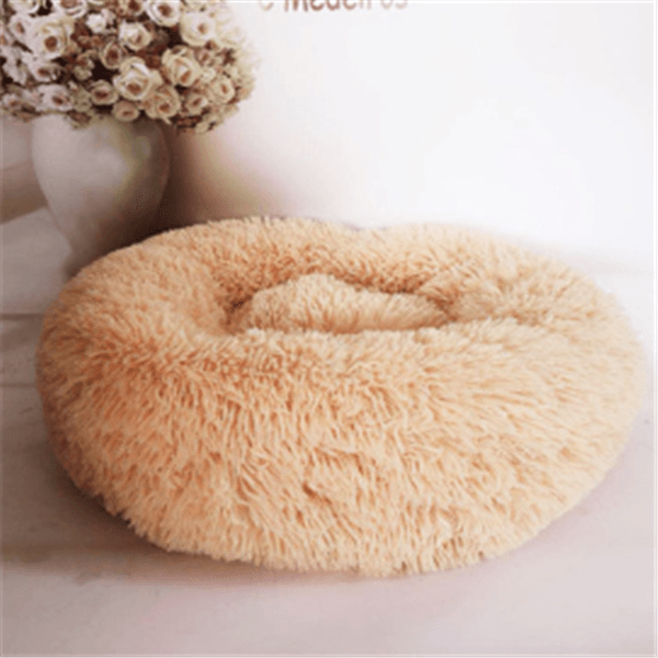 Round Long Hairy Autumn And Winter Nest Pad Cat Mattress - MRSLM