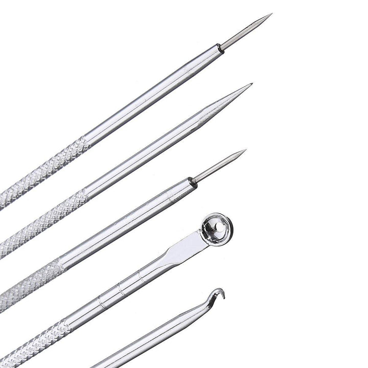 7 Set to Choose Stainless Silver Blackhead Extractor Remover Facial Care Tool Blemish Acne Pimple - MRSLM