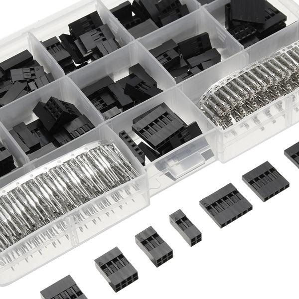 Excellway TC10 620pcs Wire Jumper Pin Header Connector Housing Kit For Dupont and Crimp Pins - MRSLM