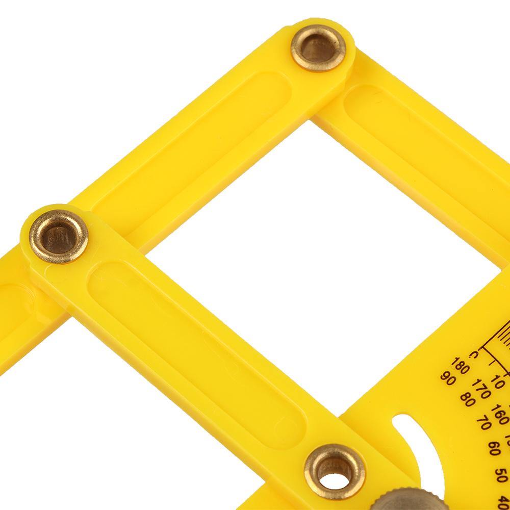 Goniometer Angle Finder Miter Gauge Arm Measuring Ruler Tool Plastic Protractor Hand Tools - MRSLM