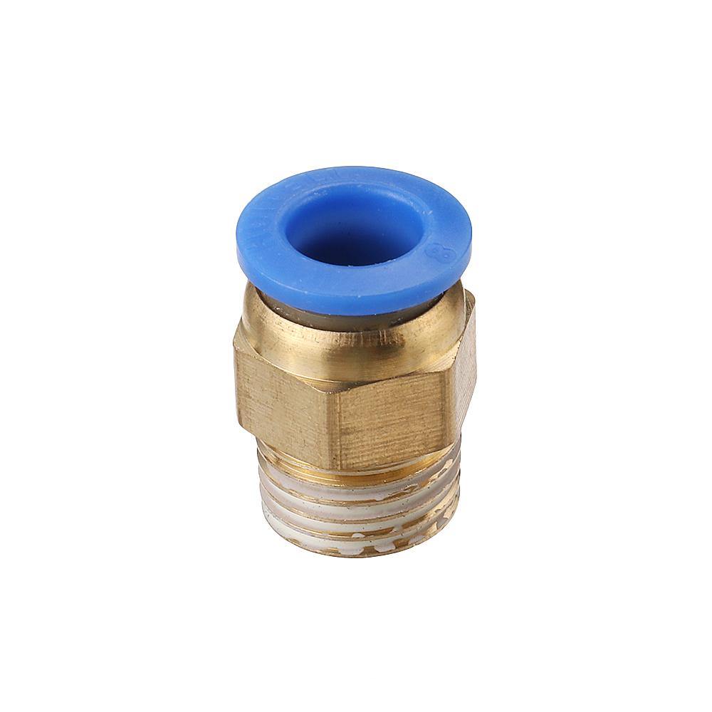 Machifit Pneumatic Connector Quick Joint PC Straight Male Thread Pipe Fittings 8-01/02/03/04 - MRSLM