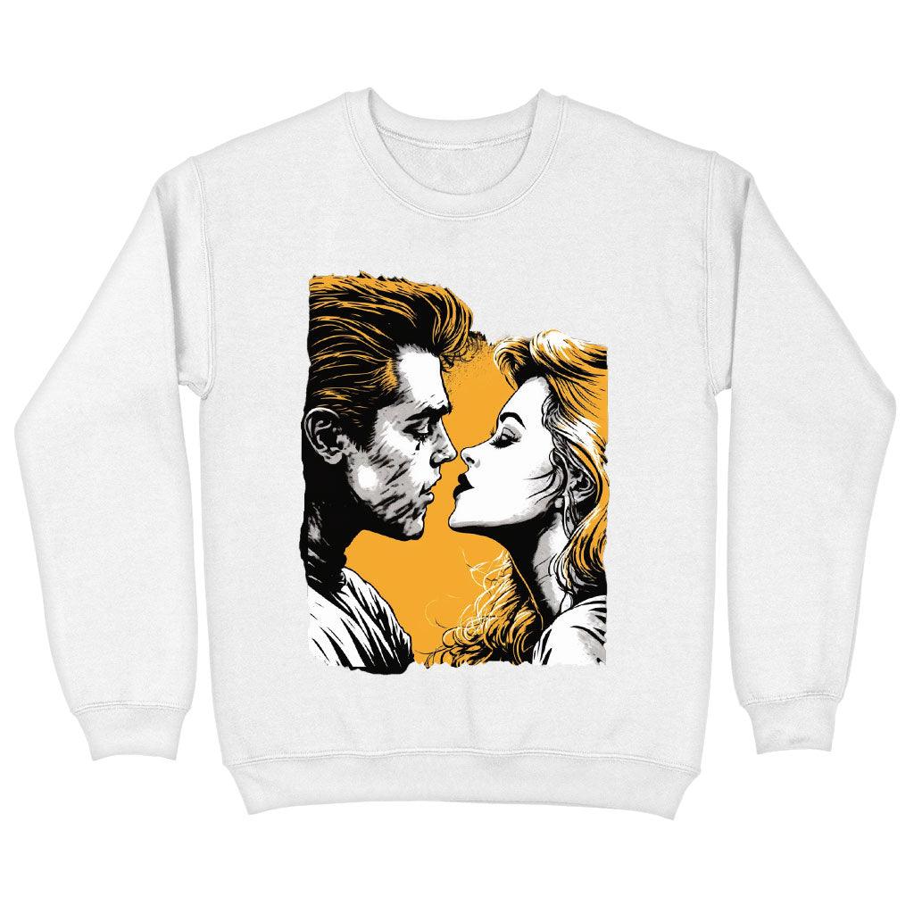 Bright Graphic Sweatshirt - Love Themed Crewneck Sweatshirt - Unique Sweatshirt - MRSLM