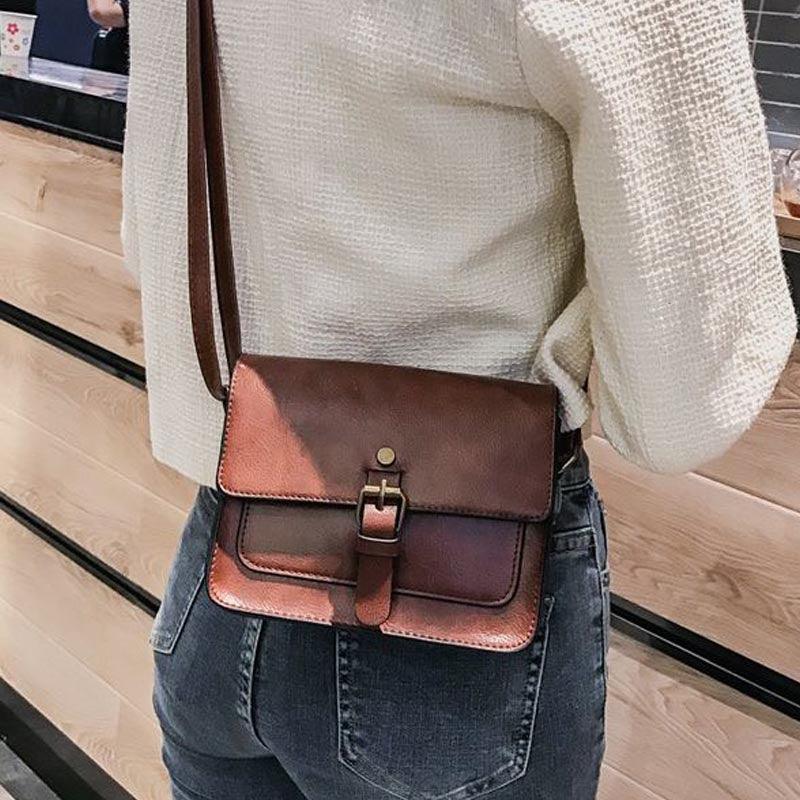 Lady Crossbody Messenger Bag Elegant Envelop Clutch Purse - MRSLM