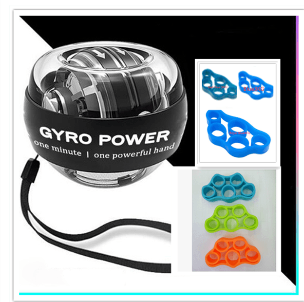 Hand Strengthener Wrist Ball Super Gyroscope Powerball Self-starting Gyro Arm Force Trainer Muscle Relax Gym Fitness Equipment - MRSLM