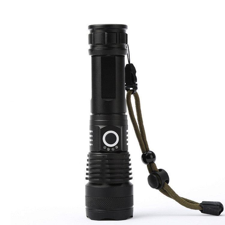 The New P50 Flashlight Strong Light Long-range USB Charging Telescopic Zoom - MRSLM