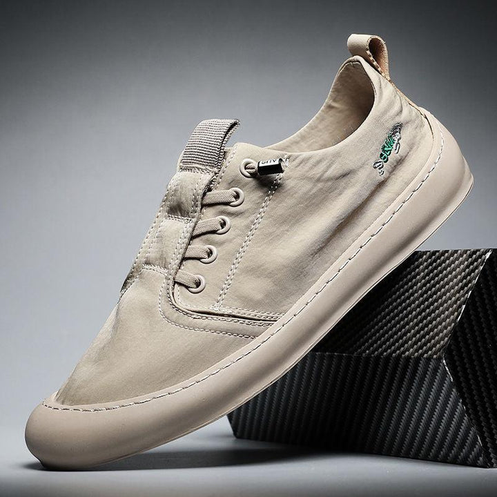 Trendy Men's Casual Deodorant Breathable Sports Ice Silk Cloth Shoes - MRSLM