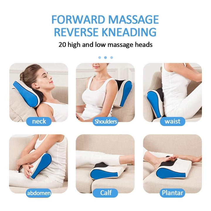 Heated Electric Pillow Relax Shoulder Pillow Massage Pillow Neck Massager Infrared Heating Massage Shoulder Heated Fingertip - MRSLM