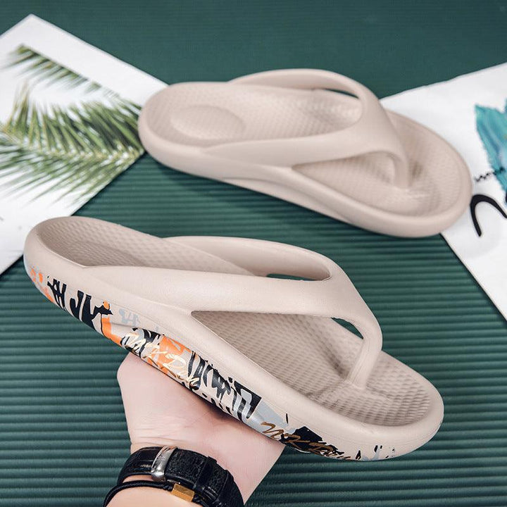 Summer Couple Flip-flops Fashion Casual Sandals Soft And Comfortable Indoor And Outdoor - MRSLM