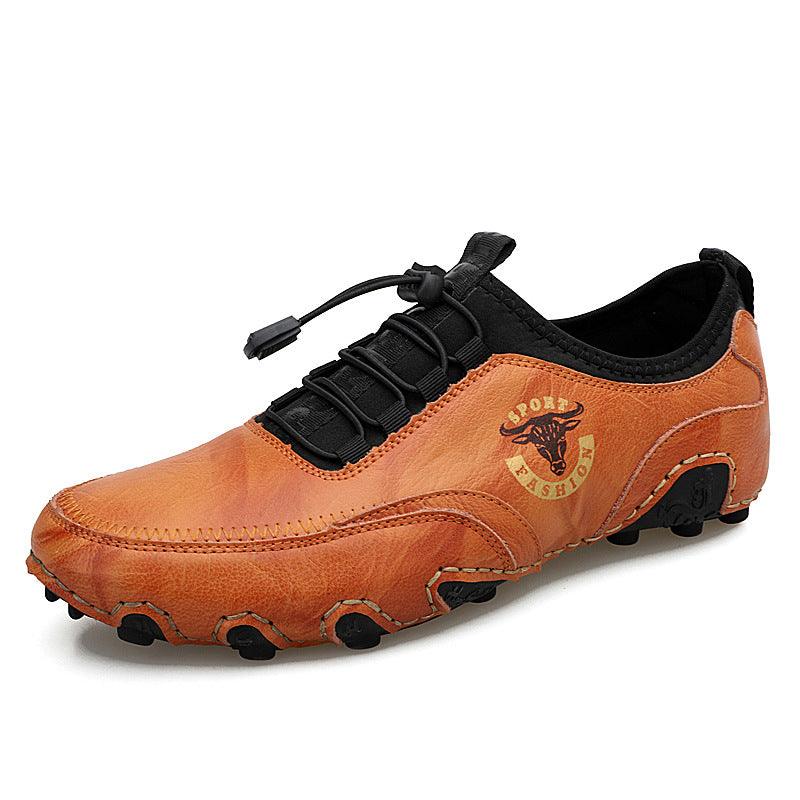 Fashion Men's Retro Casual Leather Shoes - MRSLM