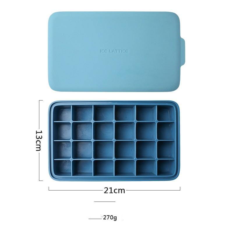 Silicone 12 Cavity Hexagon 3D Ice Mold DIY Popsicle Mould Ice Cream Makers Storage Box - MRSLM