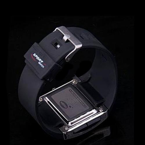 Digital Analog LED Luminous Date Rubber Band Sport Men's Boy's Wrist Watch - MRSLM