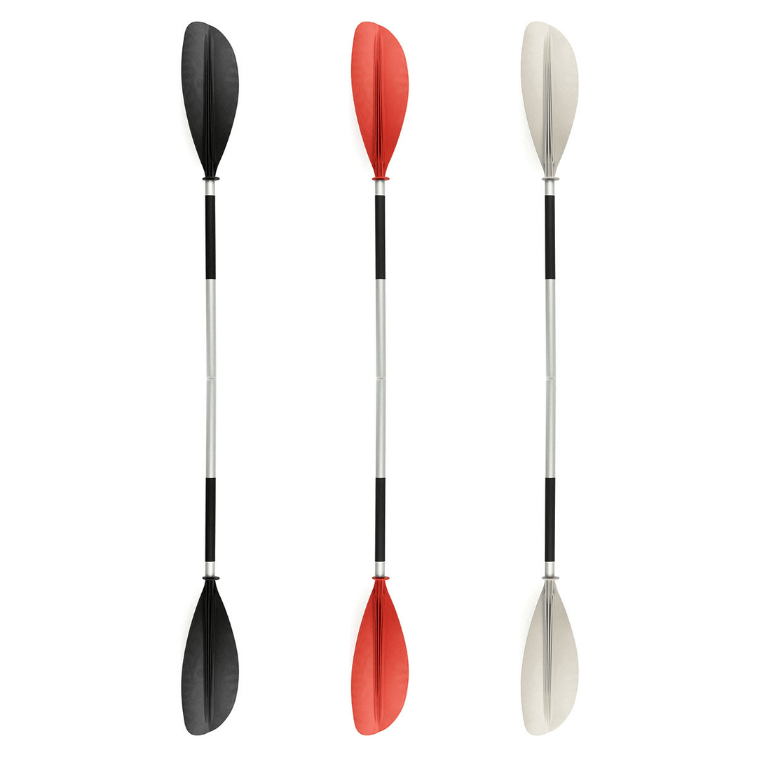 1 Pcs 213CM Aluminium Adjustable Double Head Detachable Kayak Paddle Canoe Oar Inflatable Boat Stand up Paddle for Surfing Surfboard Outdoor Water Sport - MRSLM