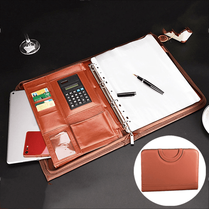 Multi-Function Folder Zipper Briefcase Portable File Holder - MRSLM