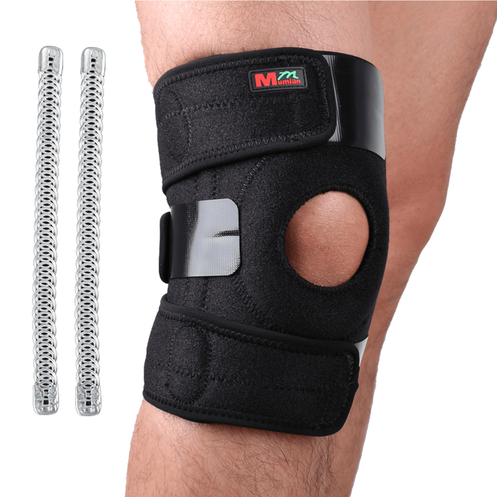 1PC Mumian B01 Adjustable Knee Pad Non-Slip Spring Knee Support Running Fitness Knee Belt - MRSLM