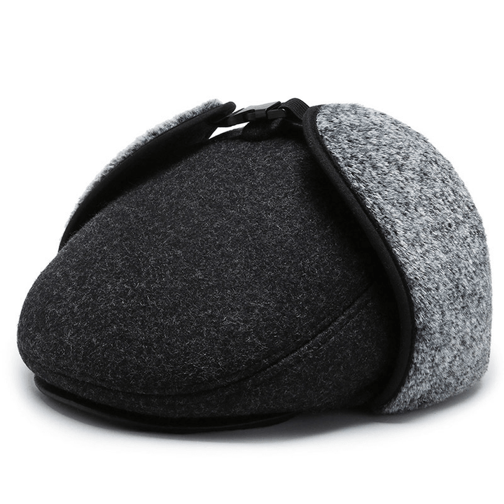 Thickened Earmuffs and Velvet Warm Cotton Cap - MRSLM