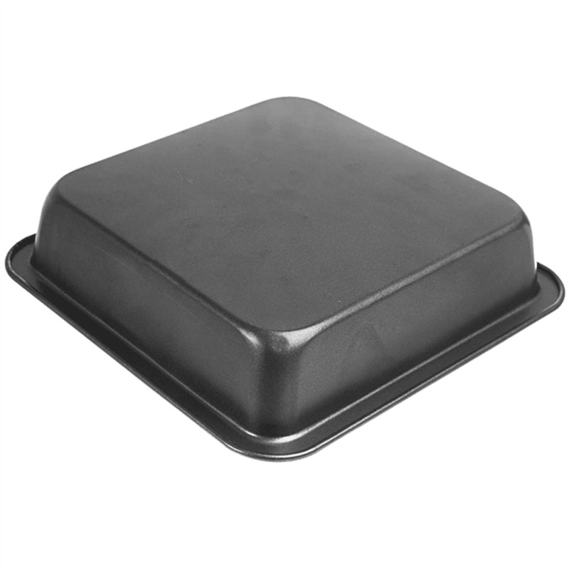 KC-OP02 8 Inches Stainless Steel Non-Stick Square Pizza Cake Mold Bread Cookie Tray Oven Pan - MRSLM