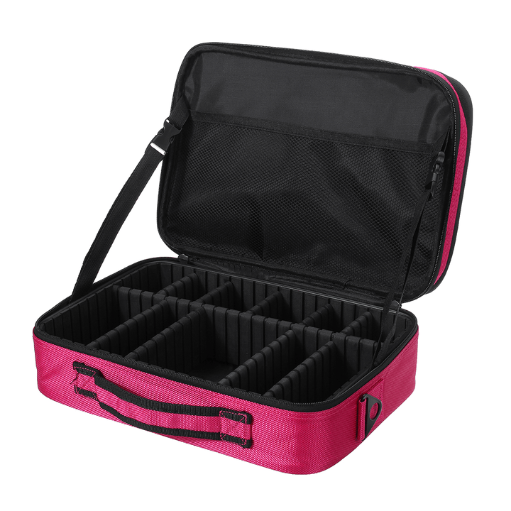 Ipree® 3 Sizes Women Fashion Oxford Cosmetic Bag Travel Makeup Organizer Professional Make up Box Cosmetics Pouch Bags - MRSLM