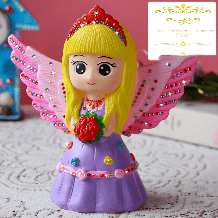 Children'S Handmade Toy Plaster Doll - MRSLM