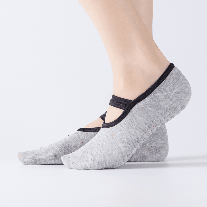 Women Cotton Non-Slip Yoga Socks - MRSLM