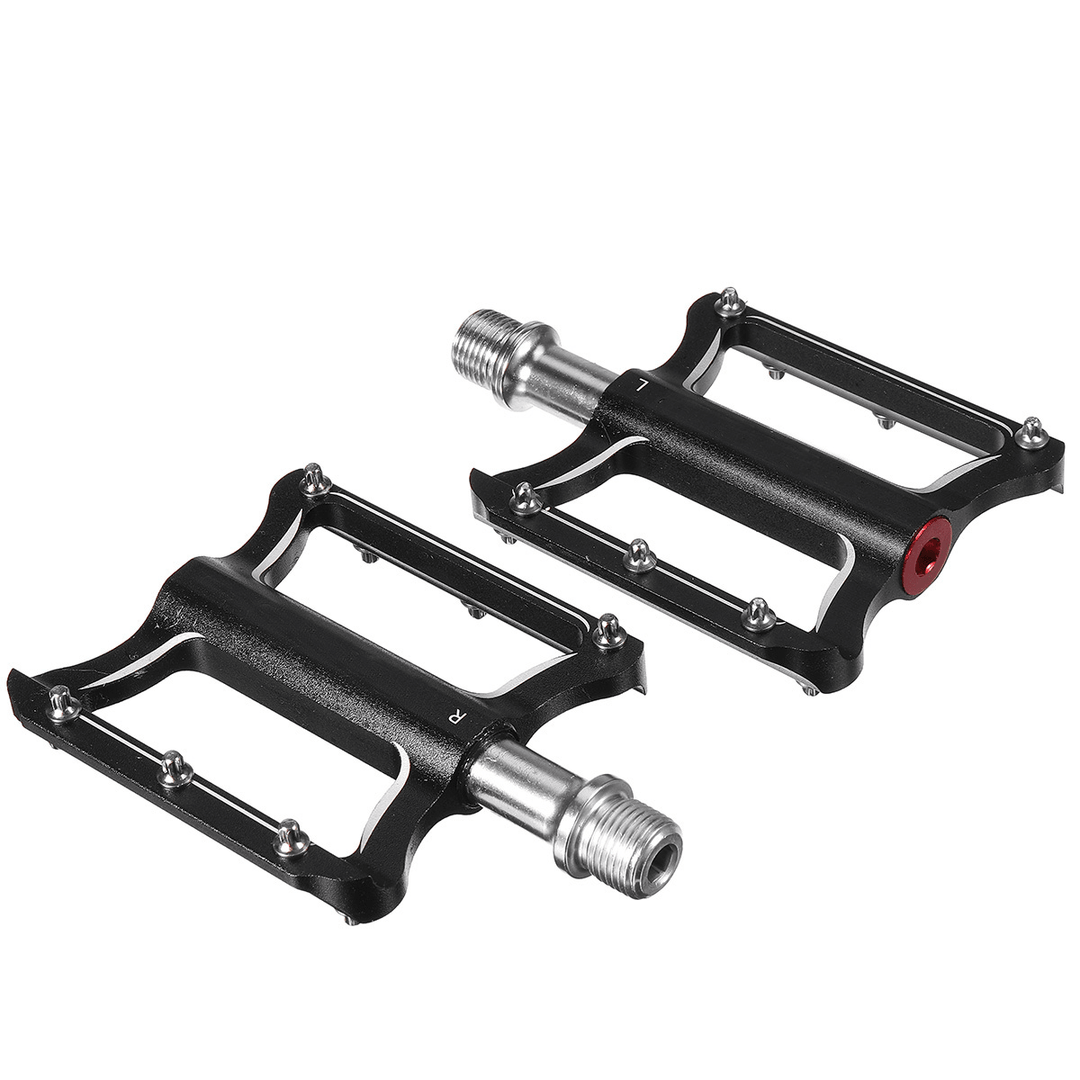 BIKIGHT 1 Pair of Bike Pedals Anti-Slip Mountain Road Bike Platform Aluminum Alloy Bicycle Flat Foot Platform Outdoor Cycling Bicycle Pedals - MRSLM