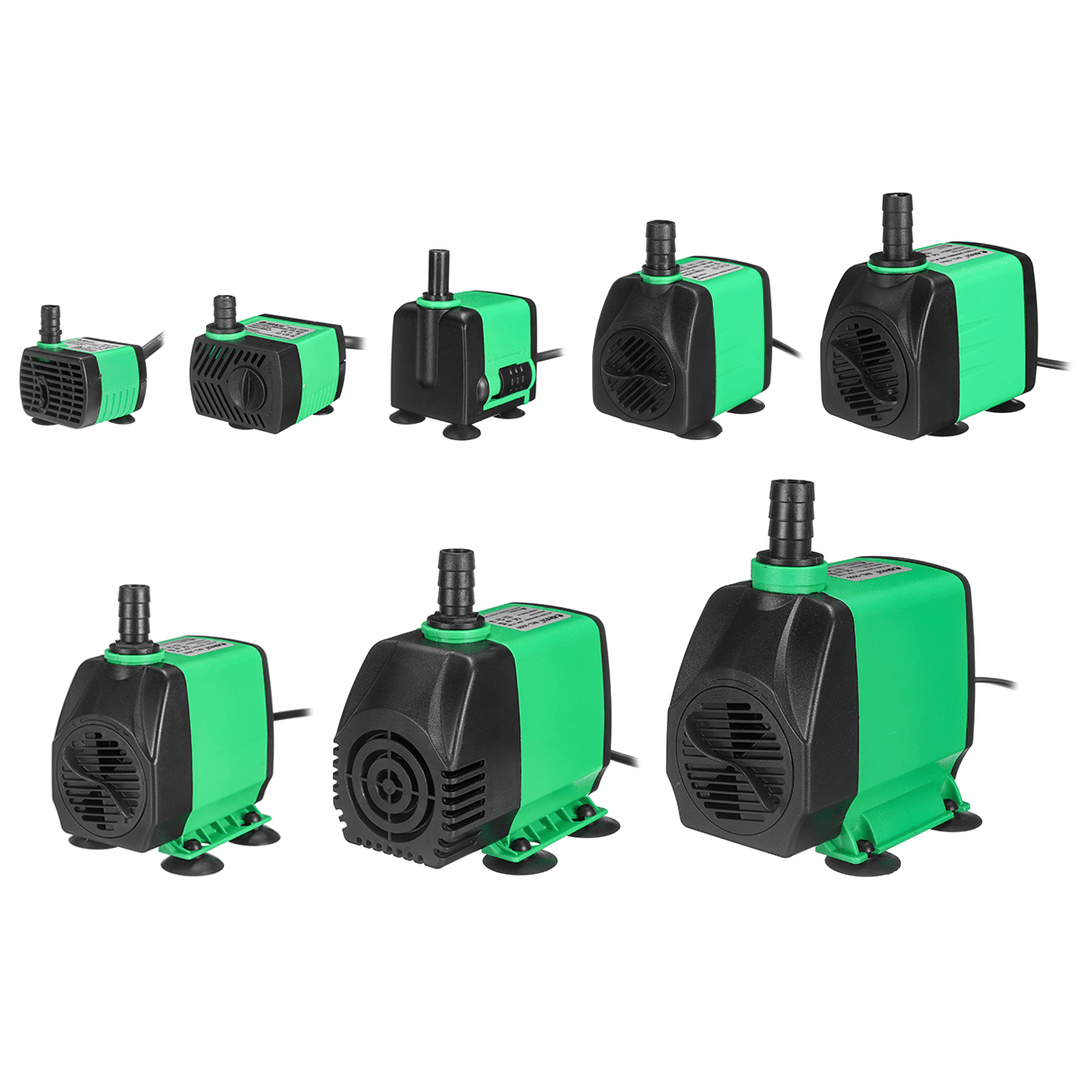 3-75W Adjustable Submersible Water Pump Quiet Detachable Aquarium Fish Pond Tank Fountain Water Pump with Suction Cups - MRSLM