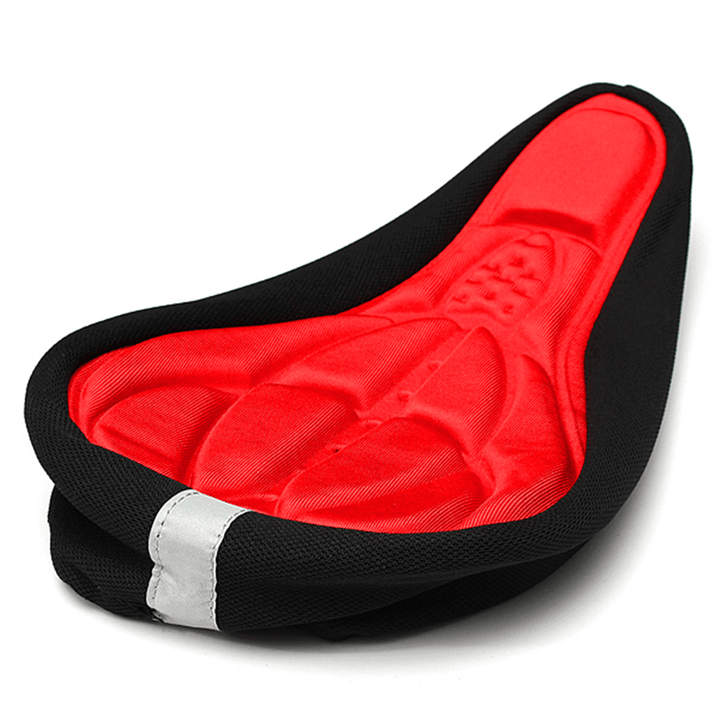 Outdoor Cycling 3D Bicycle Silicone Gel Pad Seat Saddle Cover Soft Cushion - MRSLM