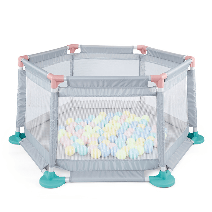 Children'S Hexagonal Fence Game Fence Baby Game Fence Baby Guardrail Ball Pool Indoor Toys - MRSLM