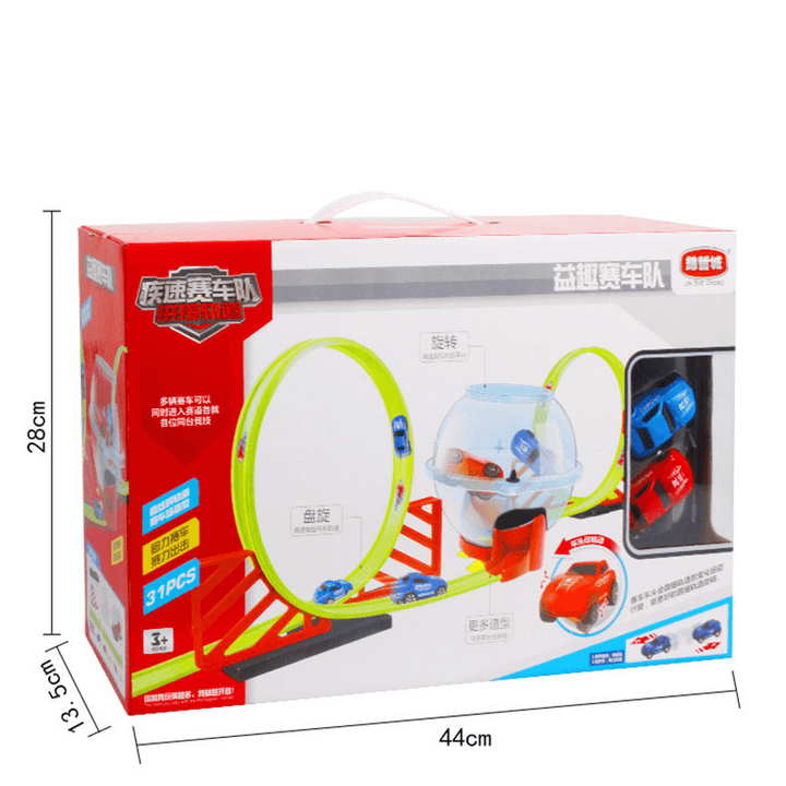 Boy Children Multiplayer Competitive Spinning Stereo Racing - MRSLM