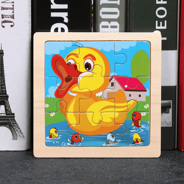 Children'S Toy Educational Zodiac Wooden Puzzle - MRSLM