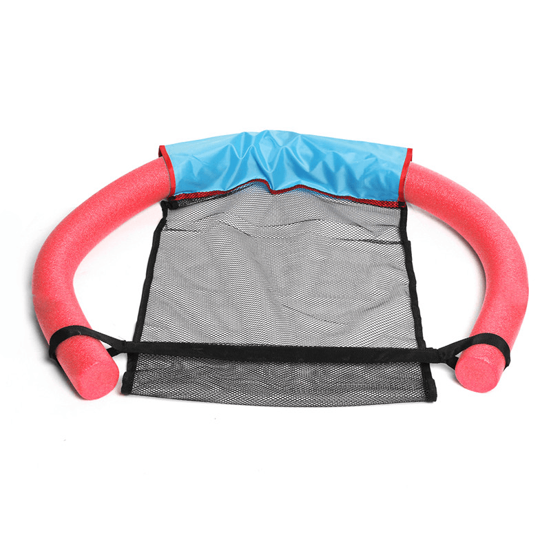 Summer Water Floating Chair Hammock Swimming Pool Seat Bed with Mesh Net Kickboard Lounge Chairs for Kid Adult Swimming Play Toys - MRSLM