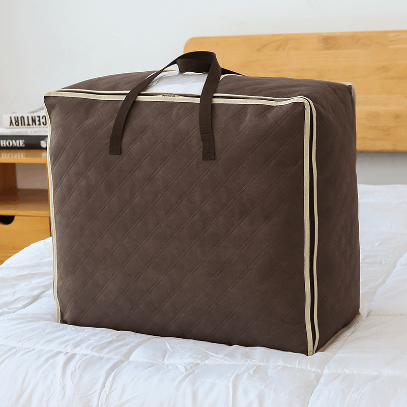 Non-Woven Quilts Storage Bag Moving Package Duffel Bag Moisture-Proof Clothing Bag - MRSLM