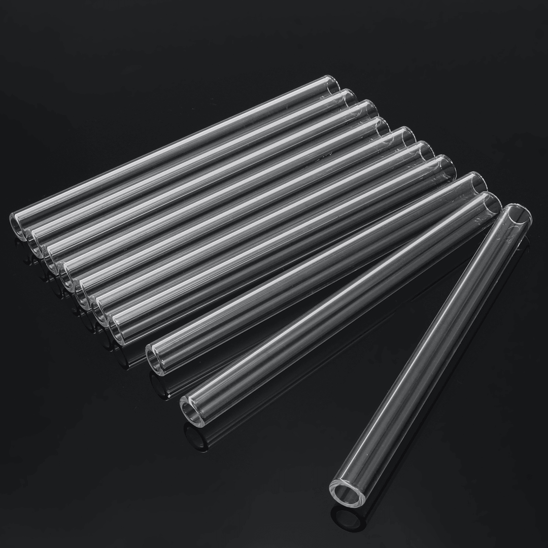 10Pcs 150Mm OD 10Mm 2.2Mm Thick Wall Borosilicate Glass Blowing Tube - MRSLM