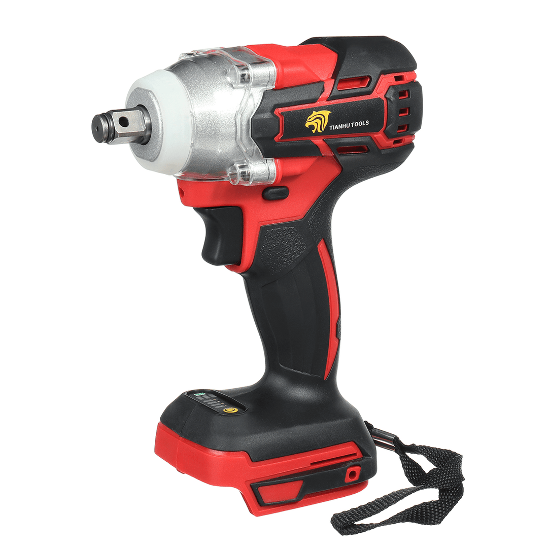 168VF 520Nm High Torque Electric Cordless Brushless Impact Wrench Tool with Rechargeable Battery - MRSLM