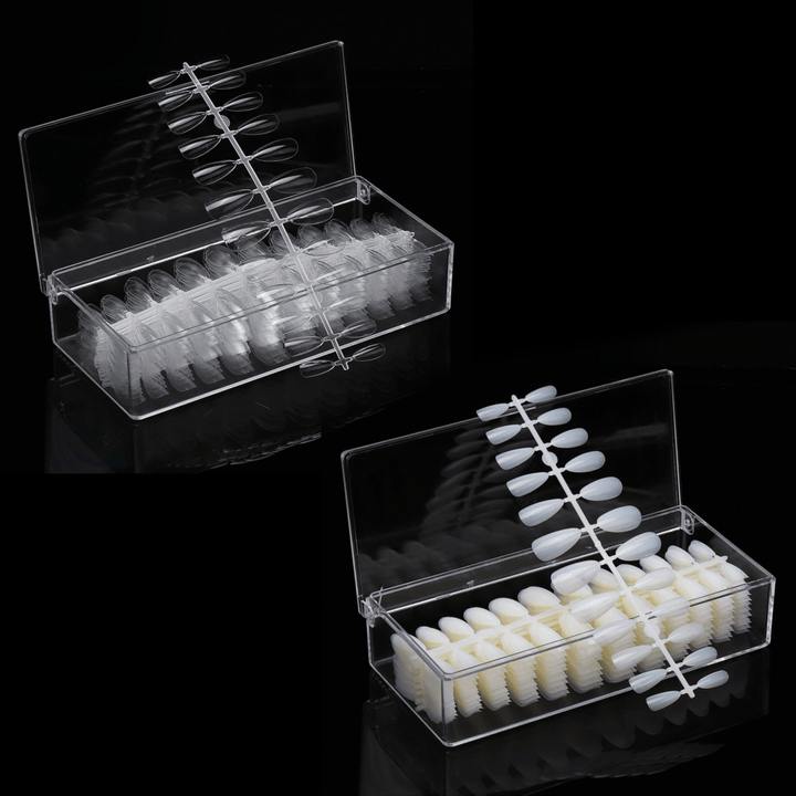 504Pcs Almond Nail Mold Dual-Use Foldable Non-Marking Nail Tips - MRSLM